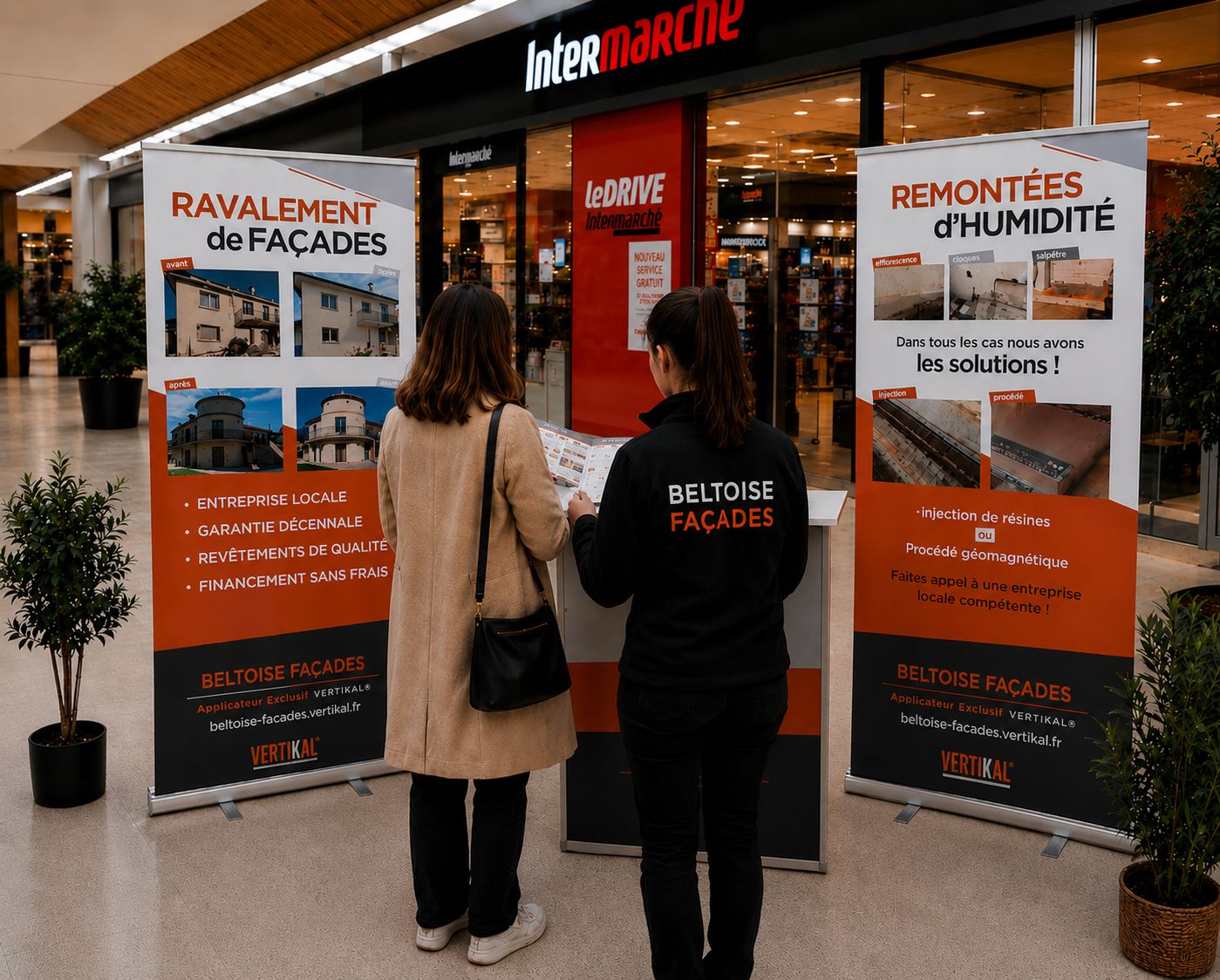 Retrouvez Beltoise Façades à l&rsquo;Intermarché d&rsquo;Orgeval !