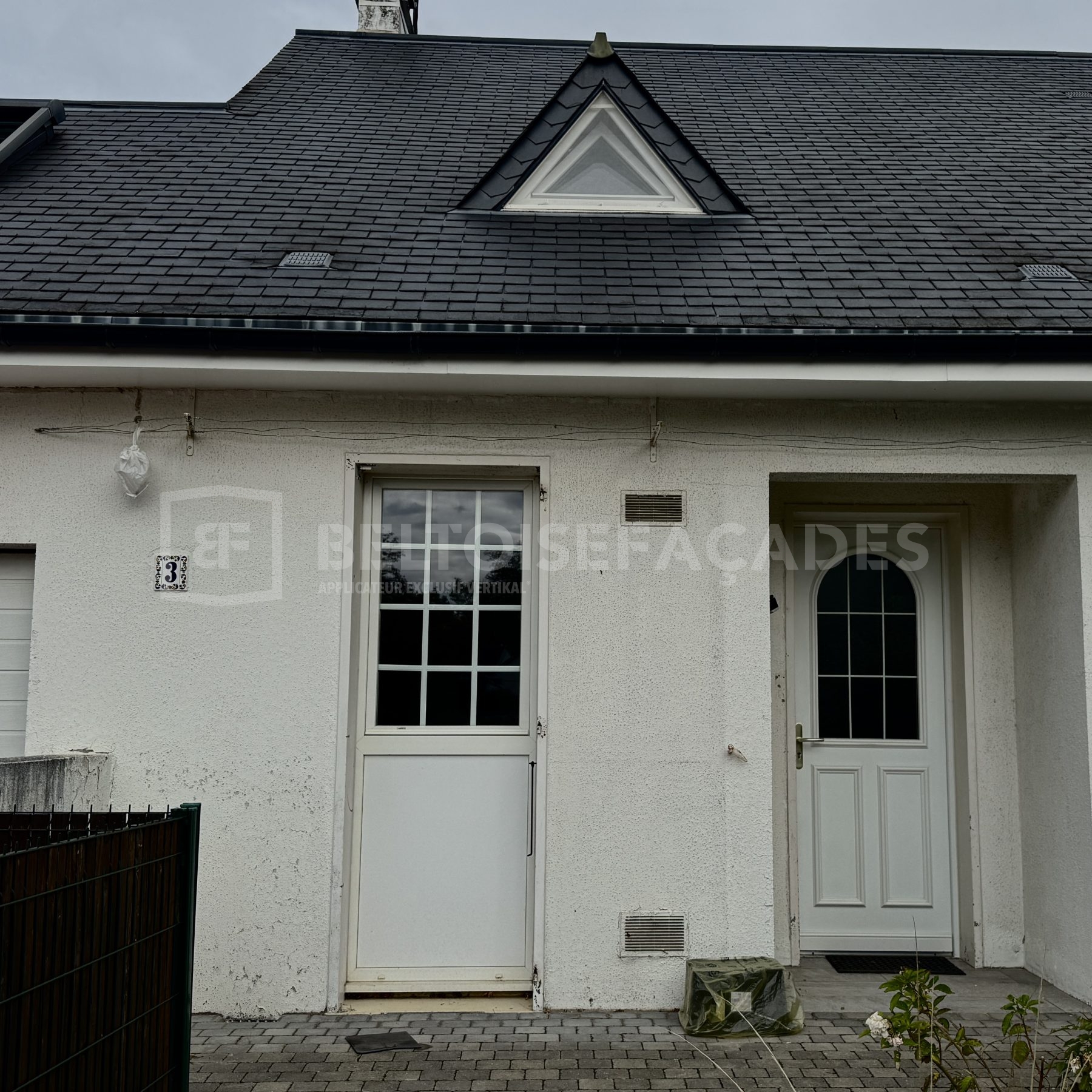 Réparation des fissures à Plaisir, état d’origine - Beltoise Façades